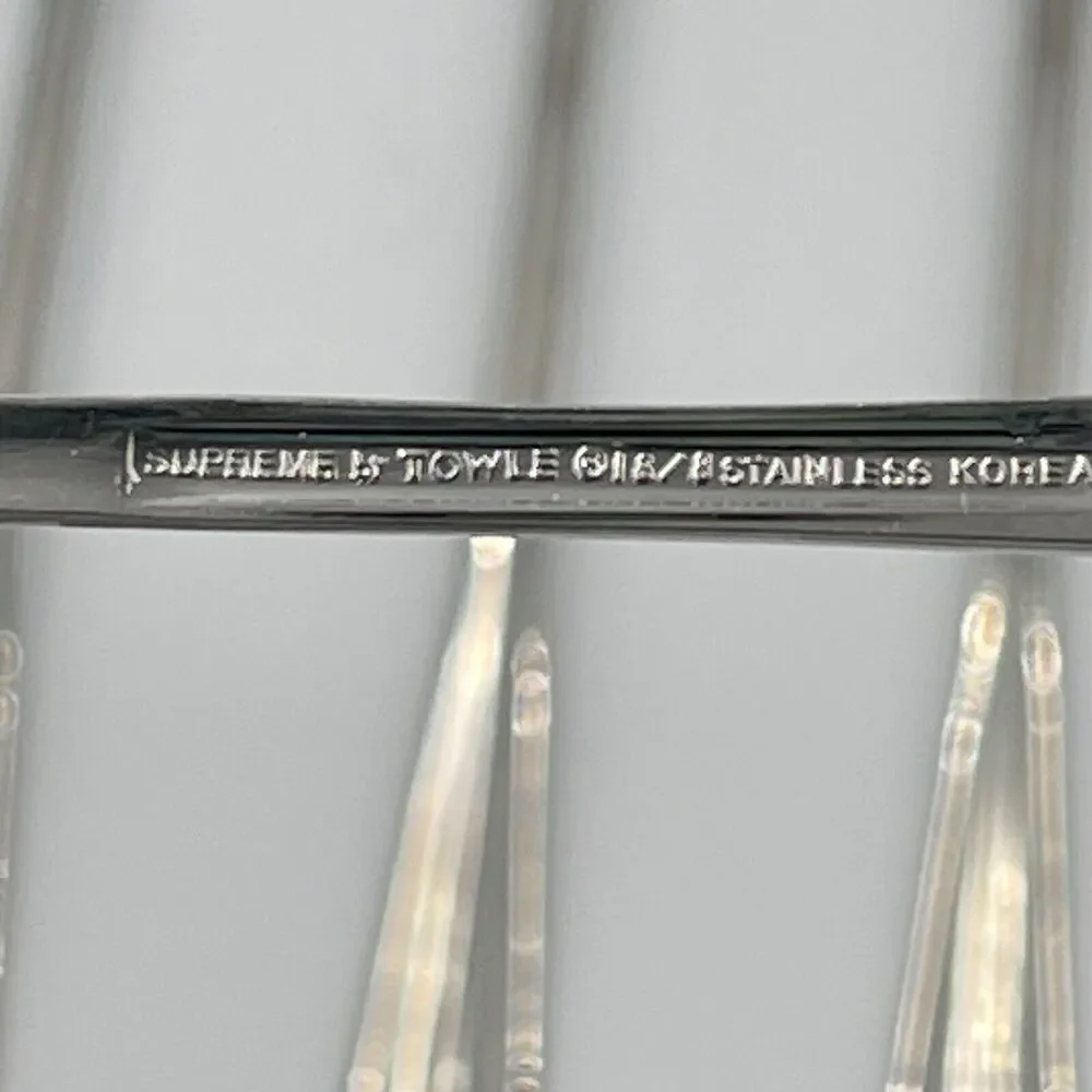 Supreme by Towle ASHLEY 6 QTY Lot Iced Tea Spoons 7 3/8 in Stainless China 18/8